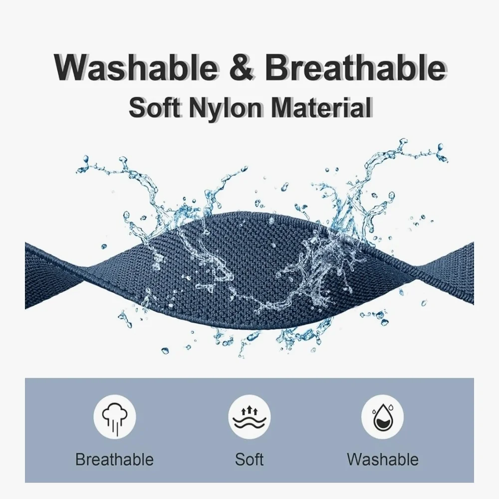 20mm Width Lugs White Smartwatch Band